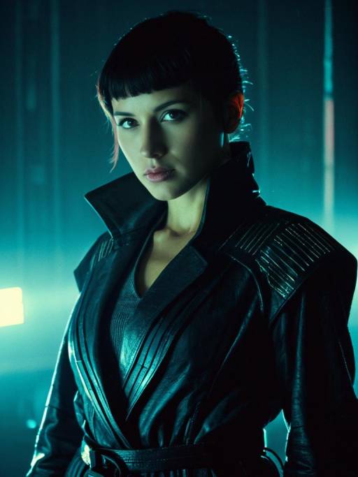 Woman in Blade Runner Joi Costume