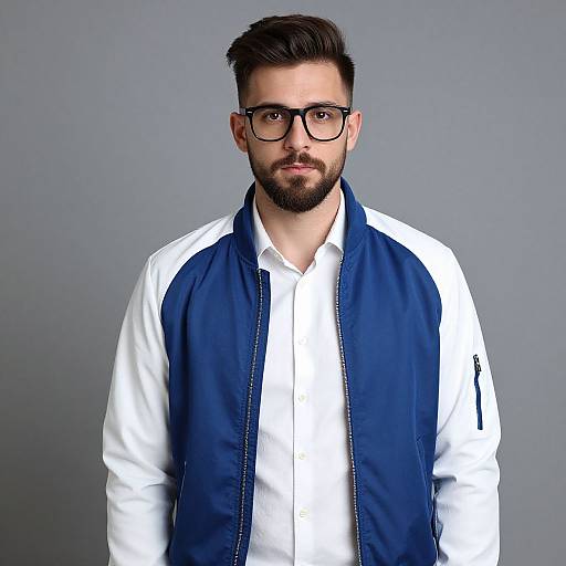 Confident Young Man in Modern Style