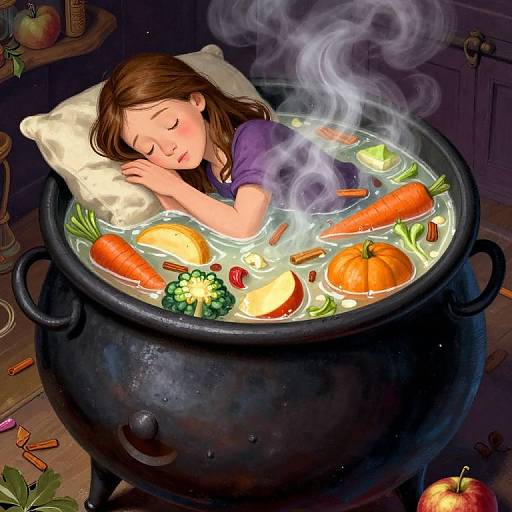 Teen Witch's Cauldron Slumber