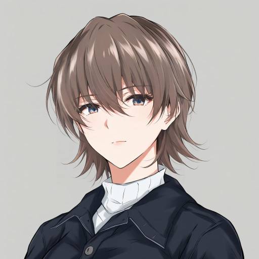 Illustration of Aida kensuke, neon genesis evangelion in the style of Watarase piro