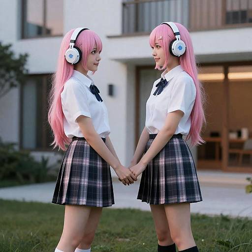 Adachi Rei in Romantic Evening Scene