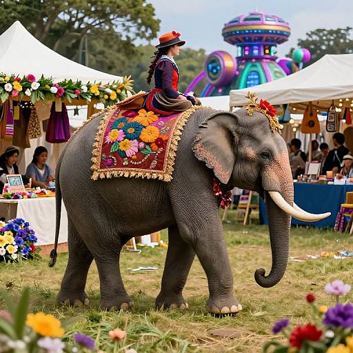 Victorian Elephant Festival in Sci-Fi