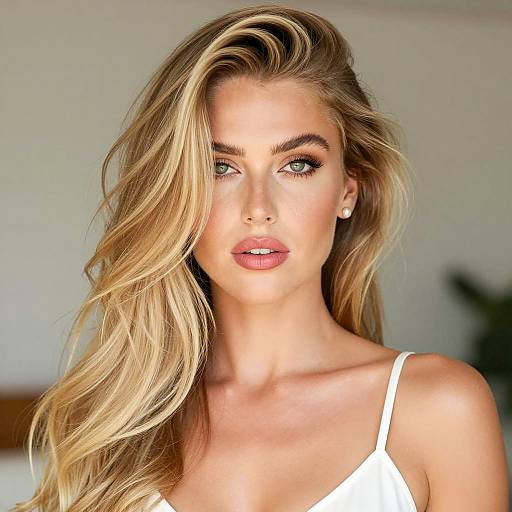 Stunning Portrait of a Blonde Beauty