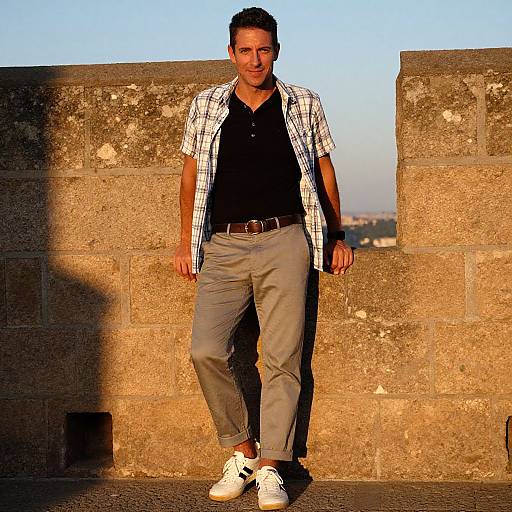 Sunset Casual Style with Retro Vibes