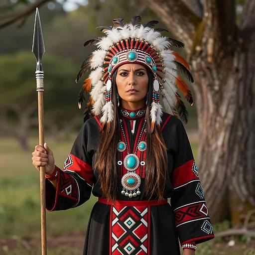 Majestic Native American Witch Doctor Costume
