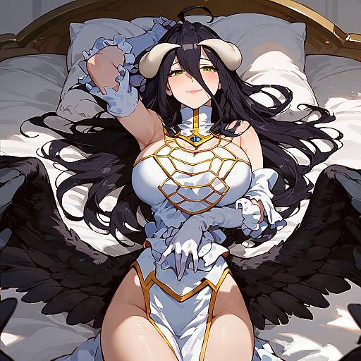 Overlord Albedo Embraces POV Hug