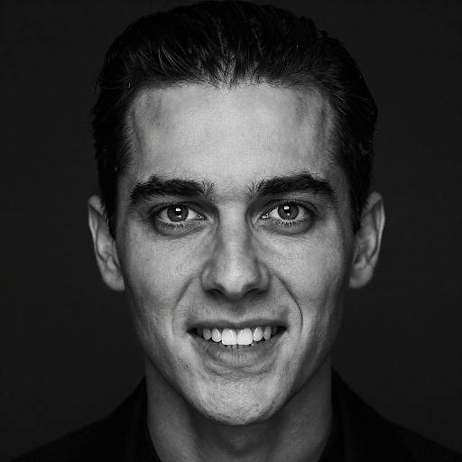 Striking Black-and-White Portrait of a Man