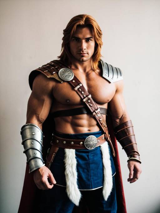 Man in Simon Belmont Cosplay Costume
