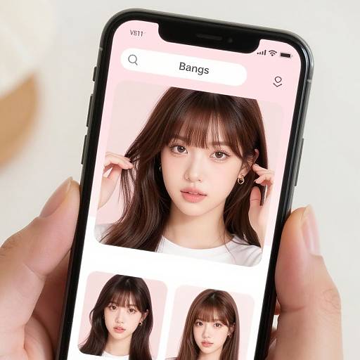 Interactive Bangs Filter Demo App