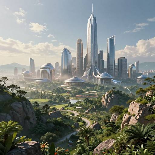 Photorealistic AI Landscapes Fusion