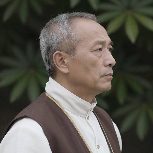 Serious Profile of a Distinguished Man