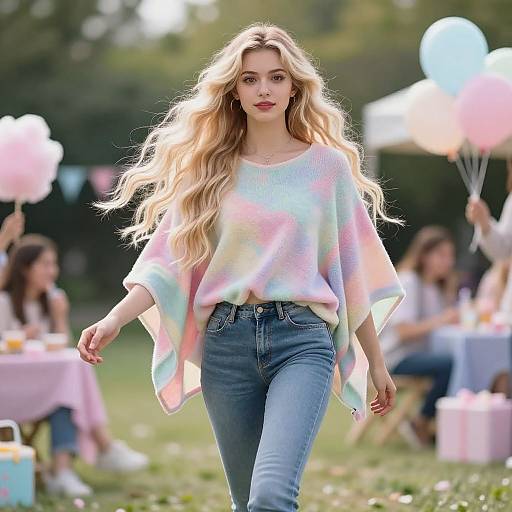 Fantasy Goth Girl at Block Party