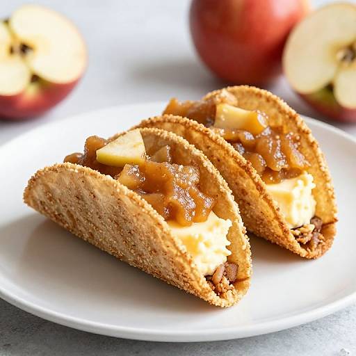 Apple Cheesecake Tacos Dessert
