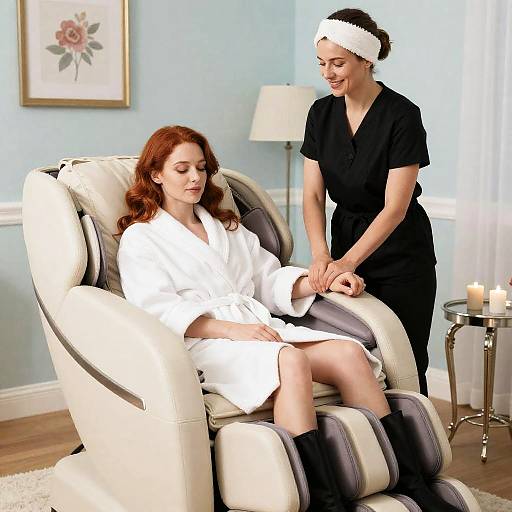 Relaxing Massage Session with Friends