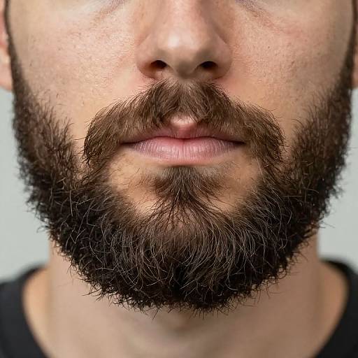 Modern Rugged Beard Without Mustache