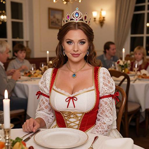 Festive Evening with Mamma Mia Costume