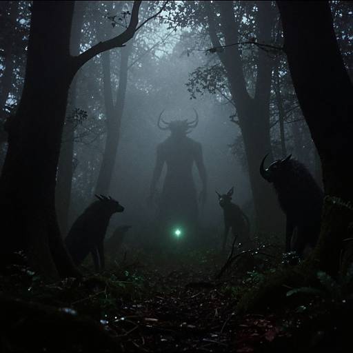 1980s Dark Fantasy Enchanted Forest