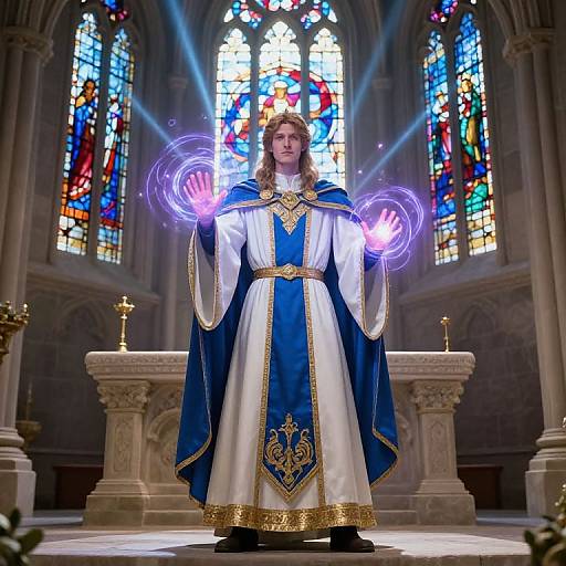 White Mage Casting Healing Spell