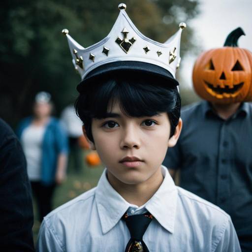 Boy in King Candy Halloween Costume
