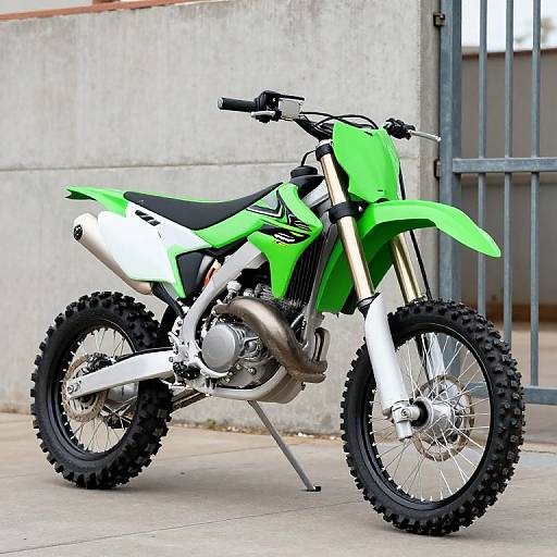 Vivid Green Kawasaki KLX 110 Outdoors