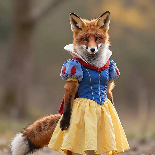 Fox in Snow White Costume