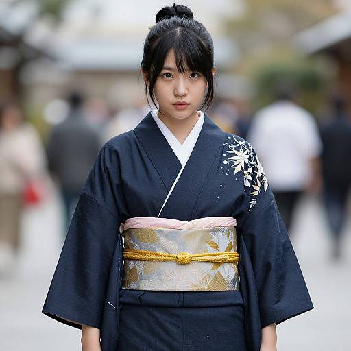 Realistic Giyuu Haori Kimono Portrait