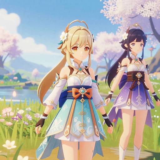 Serene Genshin Female Characters