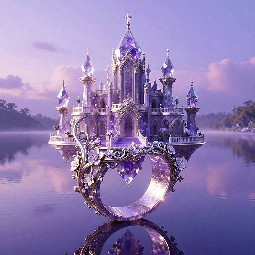 Amethyst Crystal Palace Fantasy