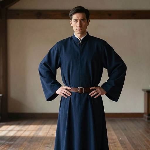 Distinguished Man in Historic Room