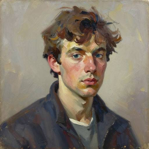 Colorful Squash and Stretch Portrait