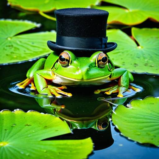 Frog Under a Magnifying Glass Adventure