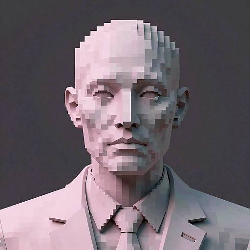 Dystopian Digital Diplomat Portrait