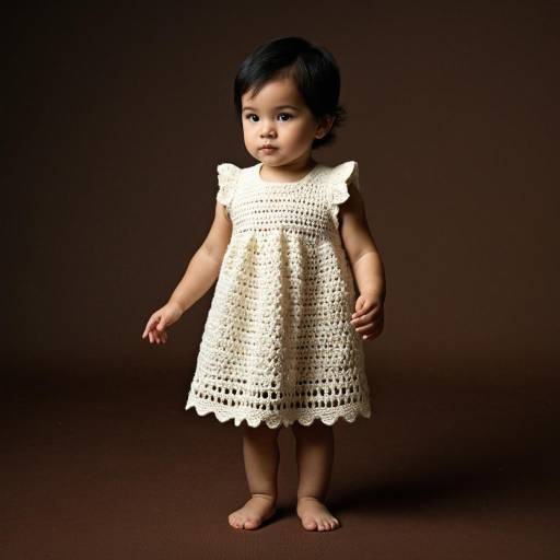 Adorable Baby Boy in Crochet Costume