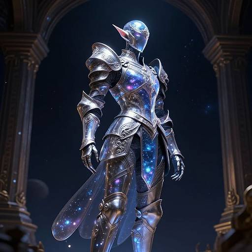 Astral Elf Armor in Cosmic Temple
