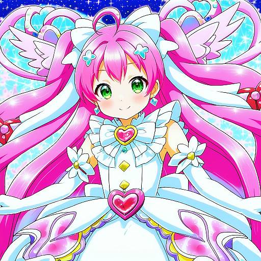 Illustration of Cure prism, hirogaru sky! precure in the style of Herada mitsuru