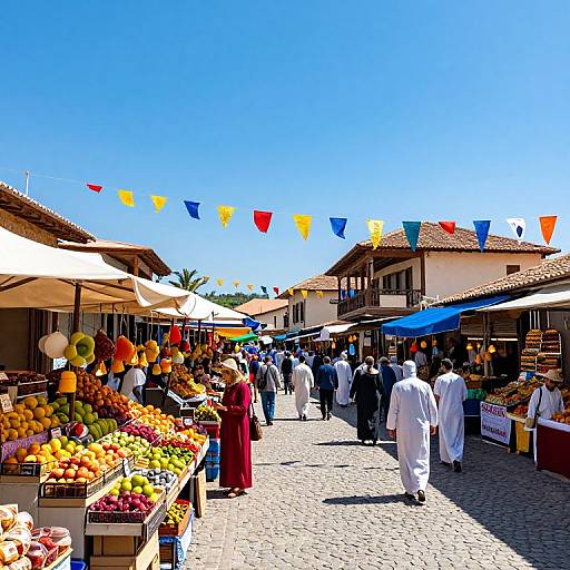Panoramic View of Pantheno Market
