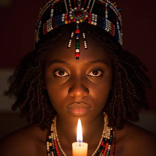 Hyperrealistic Portrait of African Woman