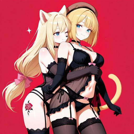 Yuri Embrace: Elegant Girls in Lingerie Yuri Embrace: Elegant Girls in Lingerie