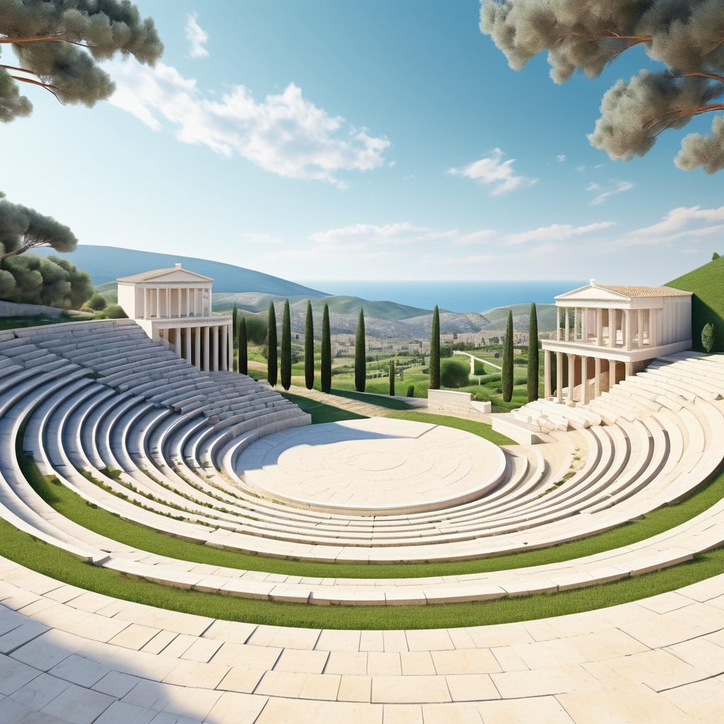 Elegant Ancient Greek Theater Design