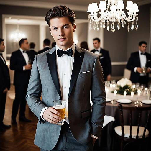 Sophisticated Male Formal Wear Portrait