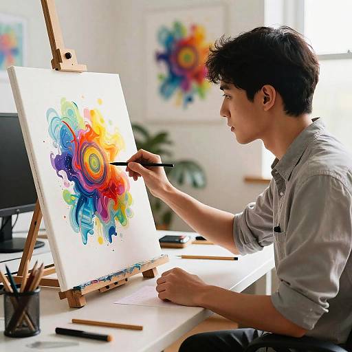 AI-Powered Digital Art Collaboration