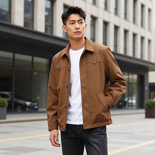 Stylish Man in Urban Setting