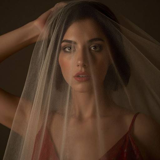 Vintage Elegance and Mysterious Silhouette