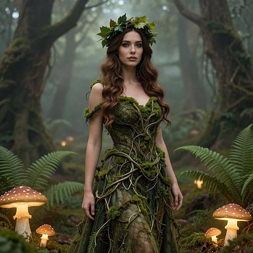 Enchanted Forest Woman Portrait