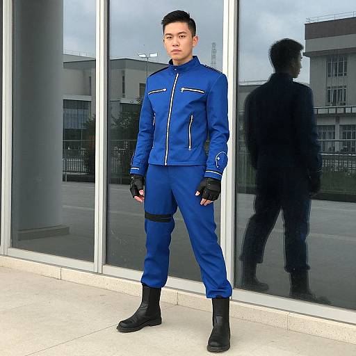 Male Space Rave Costume Outfit