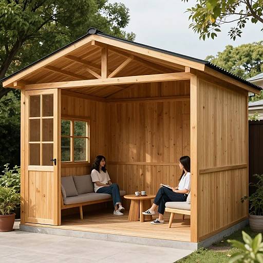 Spacious Bilevel Shed for Relaxation