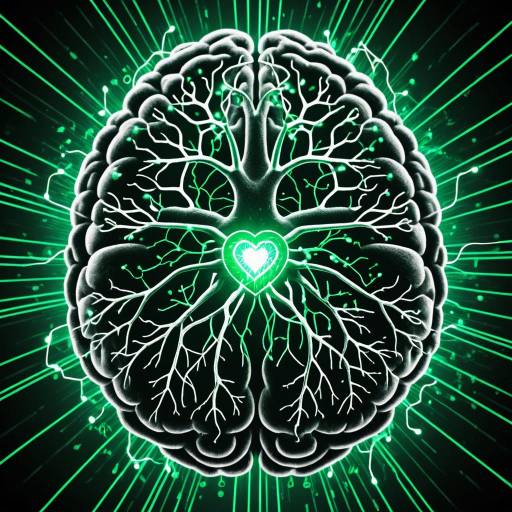 Bioelectromagnetism Brain and Heart Illustration