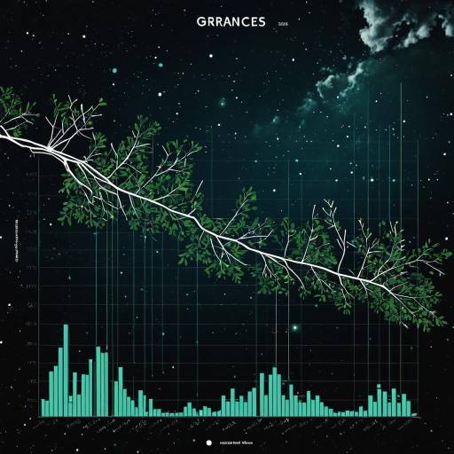 Futuristic Git Graph with Cosmic Background