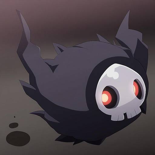 Illustration of Duskull, pokemon in the style of Shin'ya (nanp)