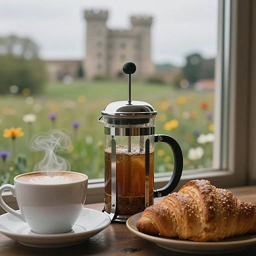 Cozy Wizard's Tower with a Cappuccino